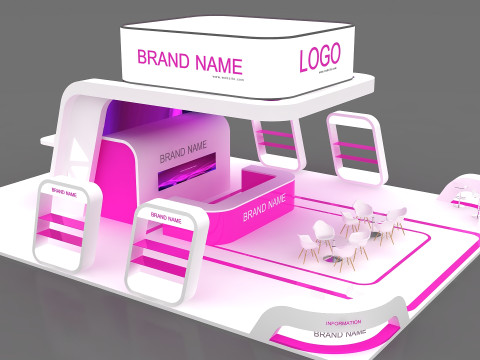 3d Booth 3D 模型