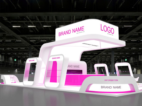 3d Booth 3D 模型