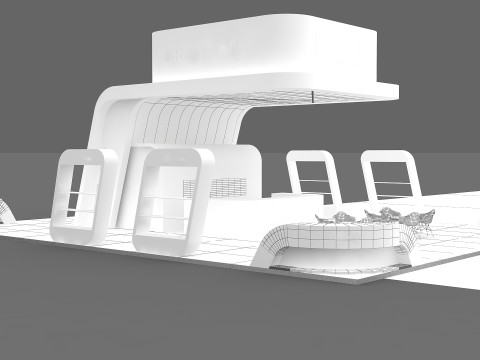 3d Booth 3D 模型