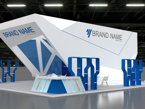 3D Booth Design 3D 모델