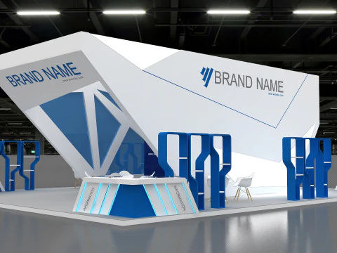 3D Booth Design 3D Model