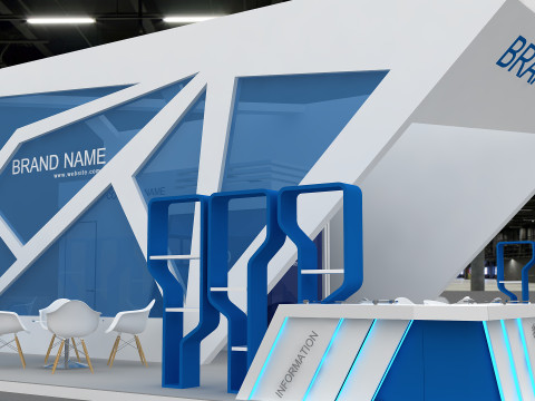 3D Booth Design 3D 모델