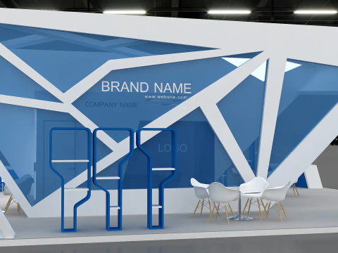 3D Booth Design 3D Model