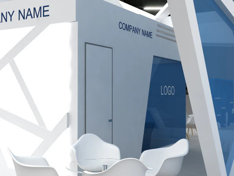 3D Booth Design 3D Model