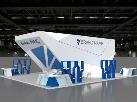 3D Booth Design 3D Model