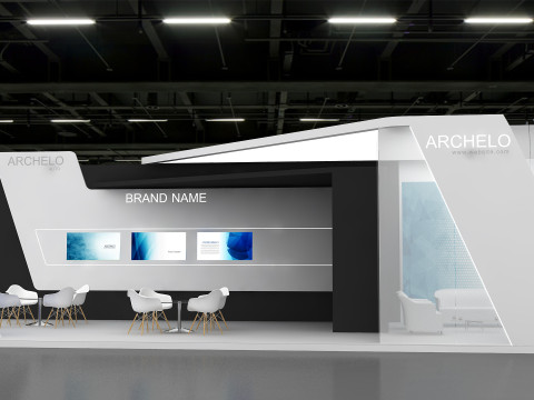 Stand exhibition fab booth exhibition-stand boothdesign stalldesign exhibition-booth exhibit 3D 모델