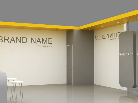 3D Booth Design 3D Model