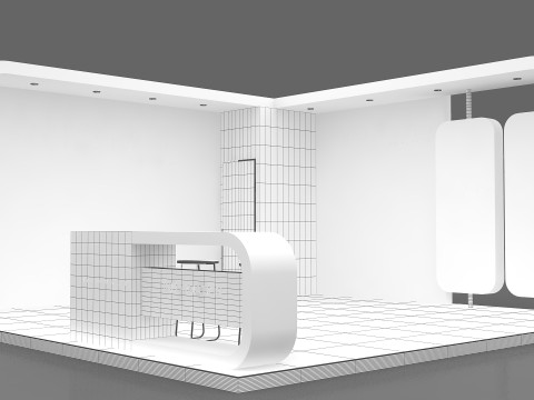 3D Booth Design 3D Model