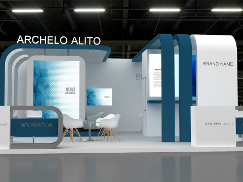 3D Booth Design 3Dモデル