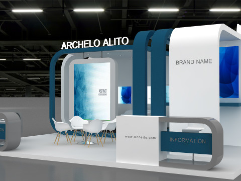 3D Booth Design 3Dモデル