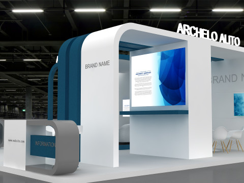 3D Booth Design 3Dモデル