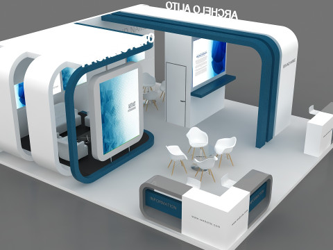 3D Booth Design 3Dモデル