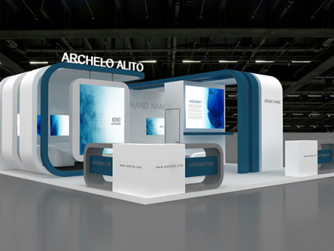 3D Booth Design 3Dモデル