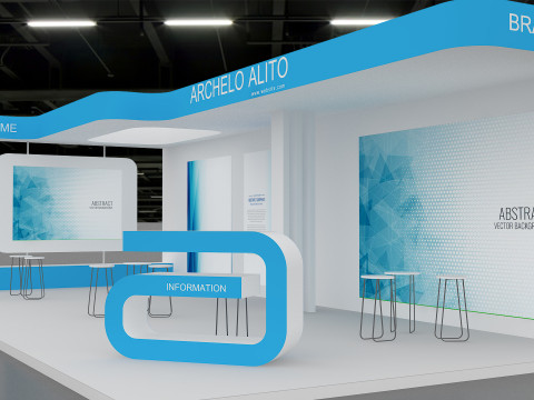 3D Booth Design 3Dモデル