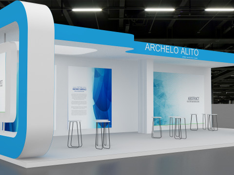 3D Booth Design 3Dモデル