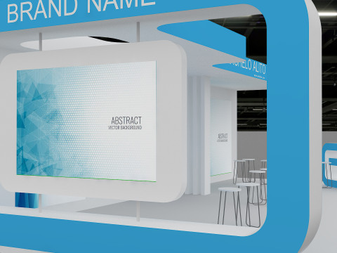 3D Booth Design 3Dモデル