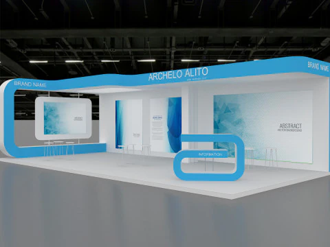 3D Booth Design 3D Model