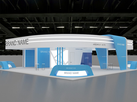 3D Booth Design 3D 모델