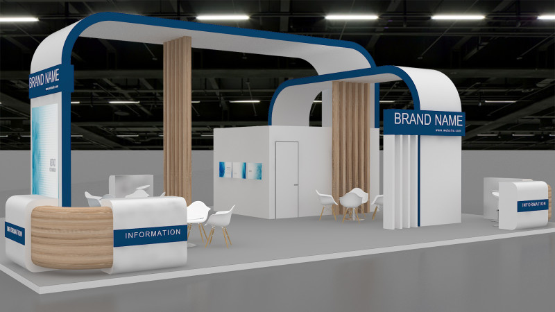 3d exhibition 3D 모델 .c4d .max .obj .3ds .fbx .stl .blend