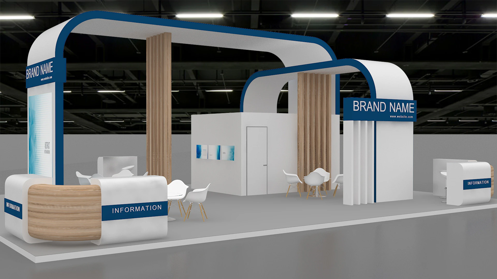 3डी प्रदर्शनी 3D मॉडल .c4d .max .obj .3ds .fbx .stl .blend 