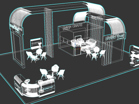 3d exhibition 3D 모델