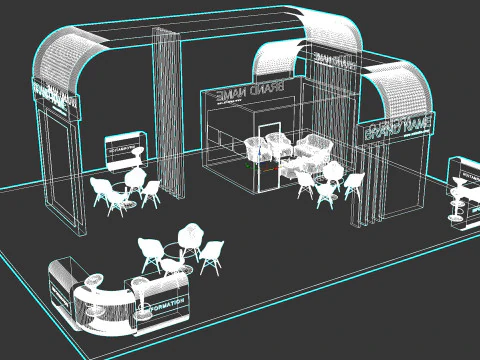 3डी प्रदर्शनी 3D मॉडल