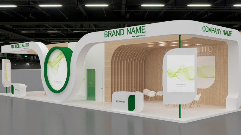 3d exhibition 3D 模型 .c4d .max .obj .3ds .fbx .stl .blend