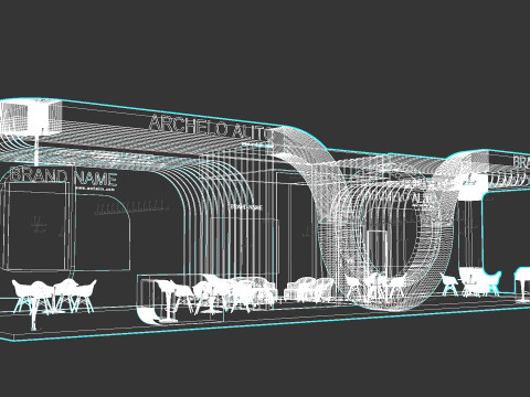 3d exhibition 3D 模型