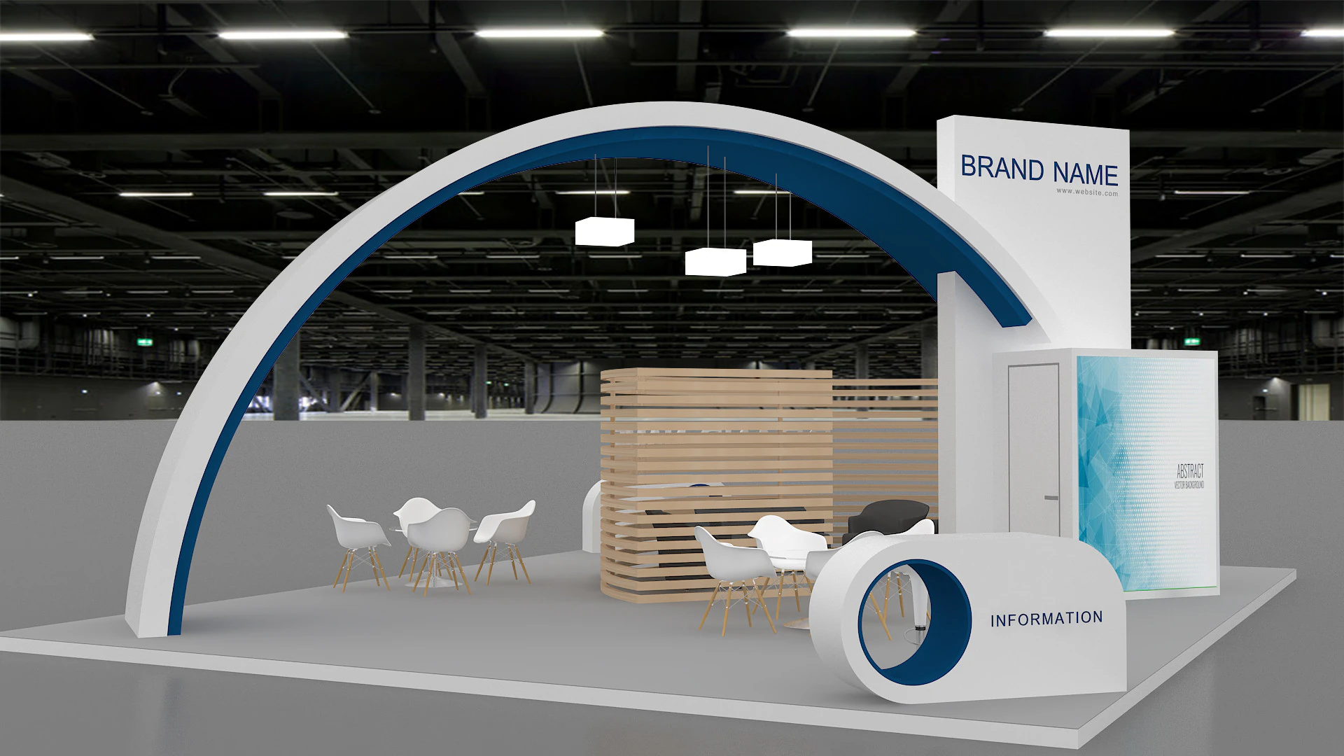 3d exhibition 3D Model .c4d .max .obj .3ds .fbx .stl .blend 