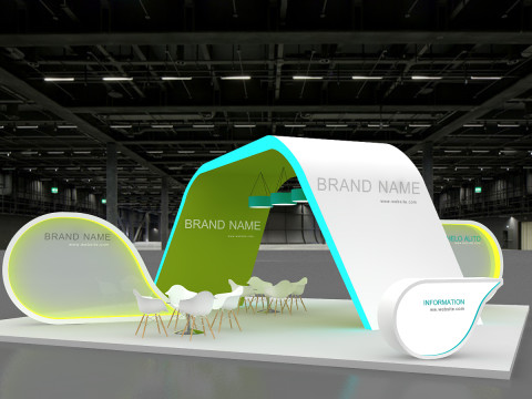 3d exhibition 3D-Modell
