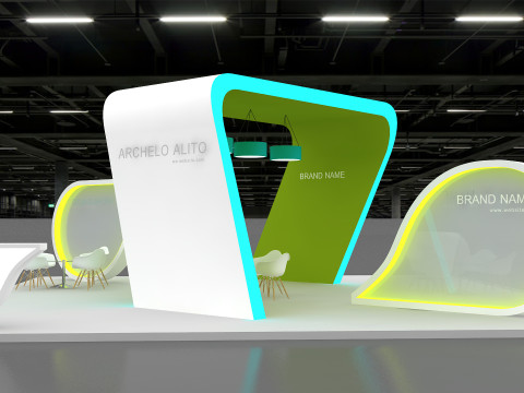 3d exhibition Modelo 3D