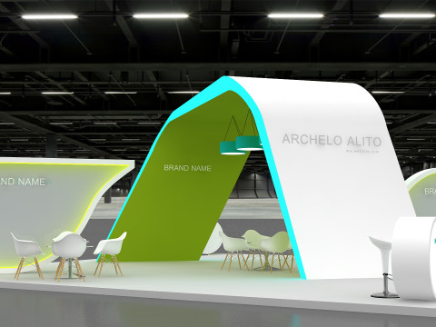 3d exhibition Modelo 3D