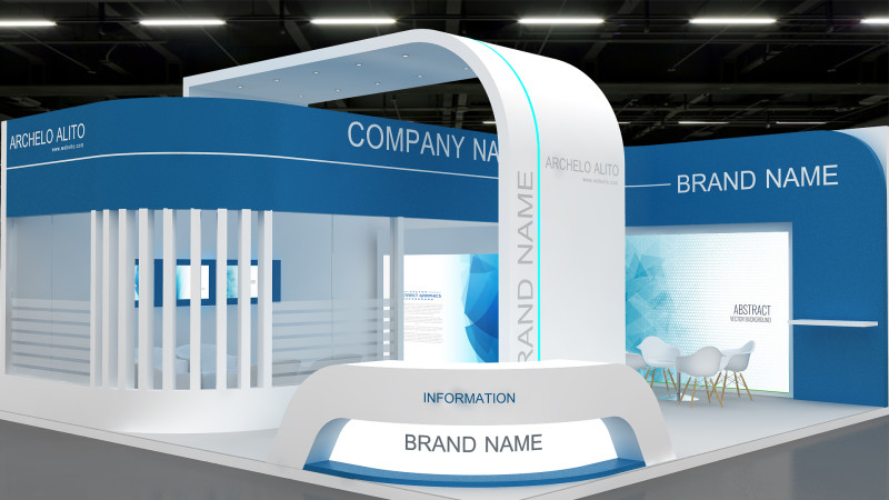 Exhibition 3D 3D 모델 .c4d .max .obj .3ds .fbx .stl .blend
