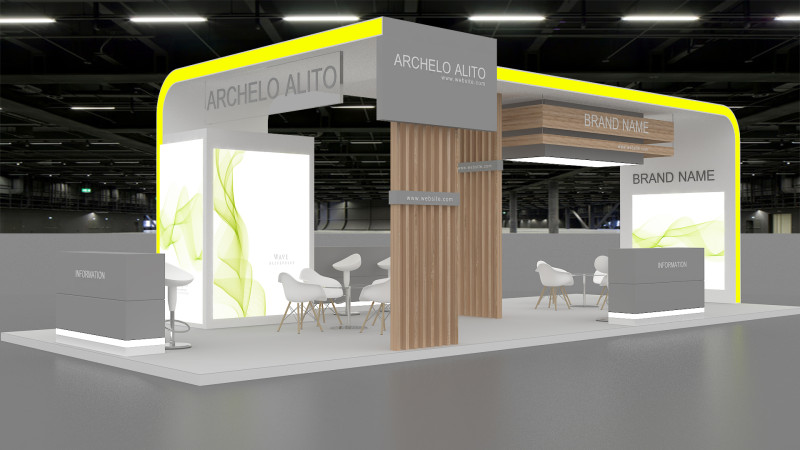 Exhibition 3D 3D 模型 .c4d .max .obj .3ds .fbx .stl .blend