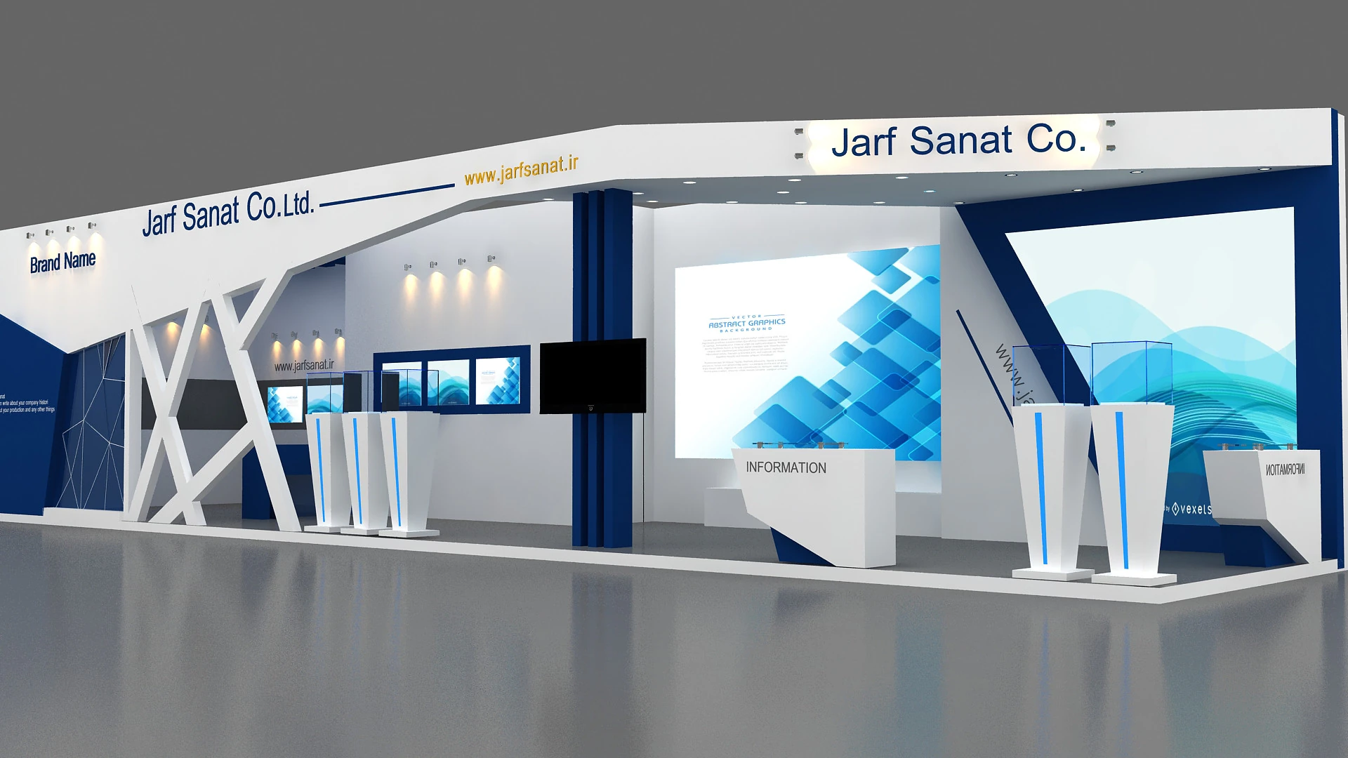 3d stand 3D Model .c4d .max .obj .3ds .fbx .stl .blend
