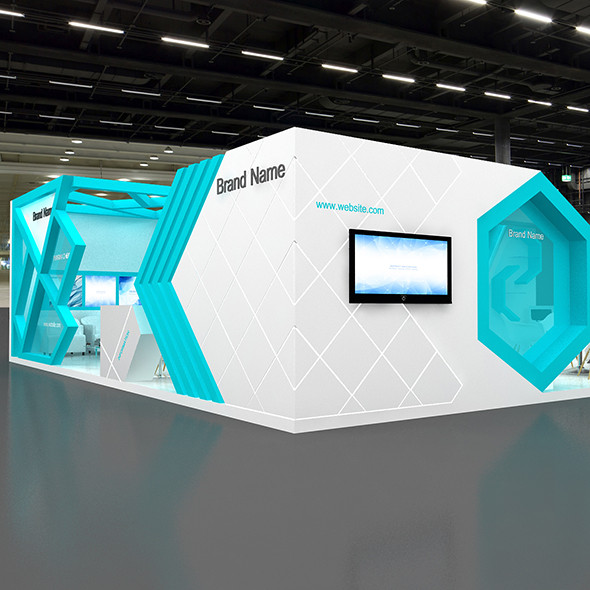 3d booth 3D 模型 .c4d .max .obj .3ds .fbx .stl .blend