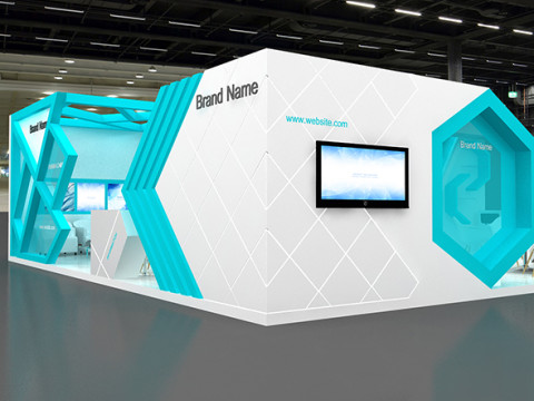 3d booth 3D Model