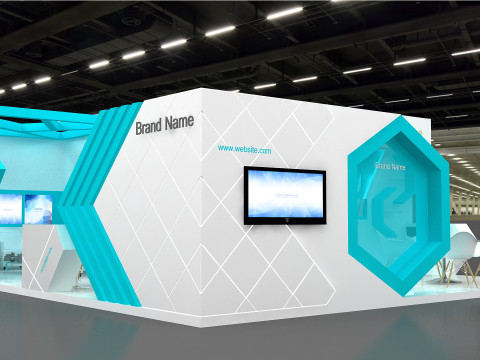 3d booth 3D 模型