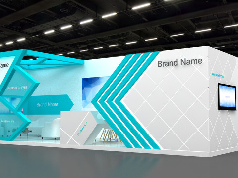 3d booth 3D 模型