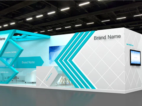 3d booth 3D Model