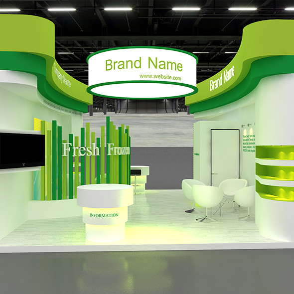 3d stand Modello 3D .c4d .max .obj .3ds .fbx .stl .blend