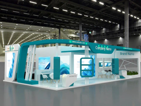 3D Booth Design 3D Model