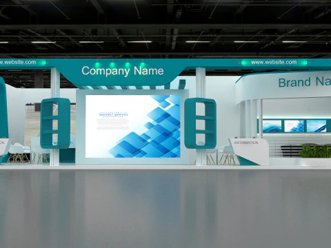 3D Booth Design 3D Model