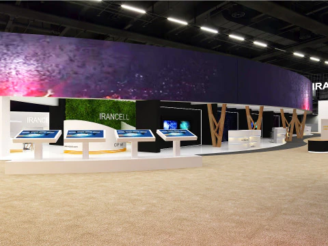 3D Booth Design 3D Model