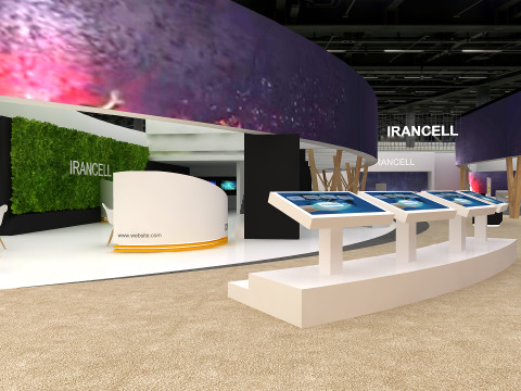 3D Booth Design 3D 模型
