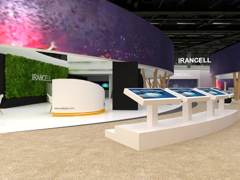 3D Booth Design 3D Model