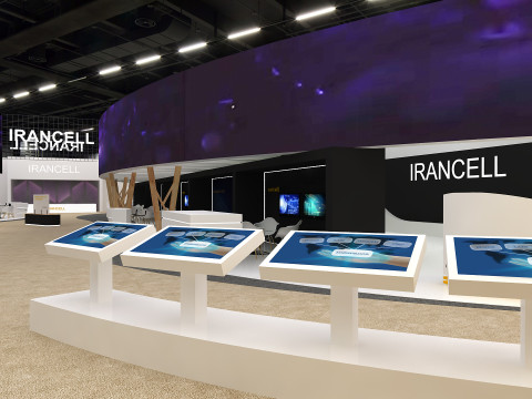 3D Booth Design 3D 模型