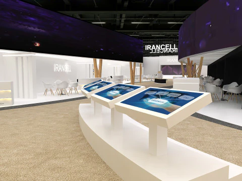 3D Booth Design 3D Model