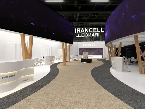 3D Booth Design 3D Model