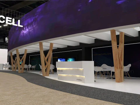 3D Booth Design 3D Model